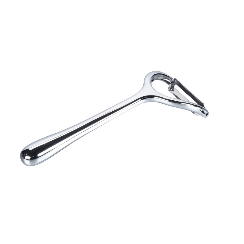 Cinko lydinio didelio lanko skustuvas nerūdijančio plieno peiliais daržovių vaisių skutiklis